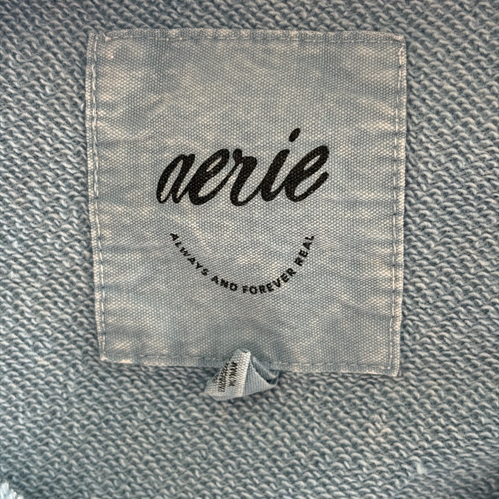 Aerie Popover Polo Sweatshirt - Picture 3 of 4
